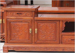 小戶(hù)型空間適合擺放簡(jiǎn)約紅木家...